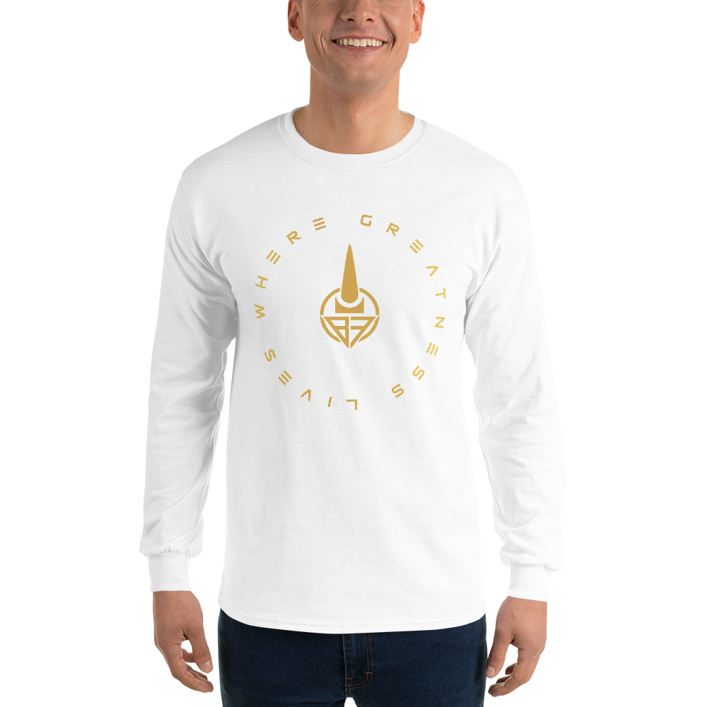 Where Greatness Lives Long Sleeve Shirt (GOLD)