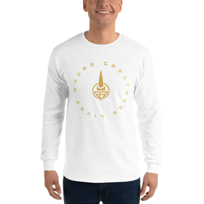 Where Greatness Lives Long Sleeve Shirt (GOLD)