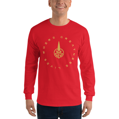 Where Greatness Lives Long Sleeve Shirt (GOLD)