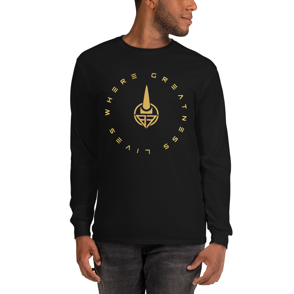 Where Greatness Lives Long Sleeve Shirt (GOLD)