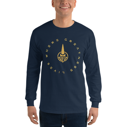 Where Greatness Lives Long Sleeve Shirt (GOLD)