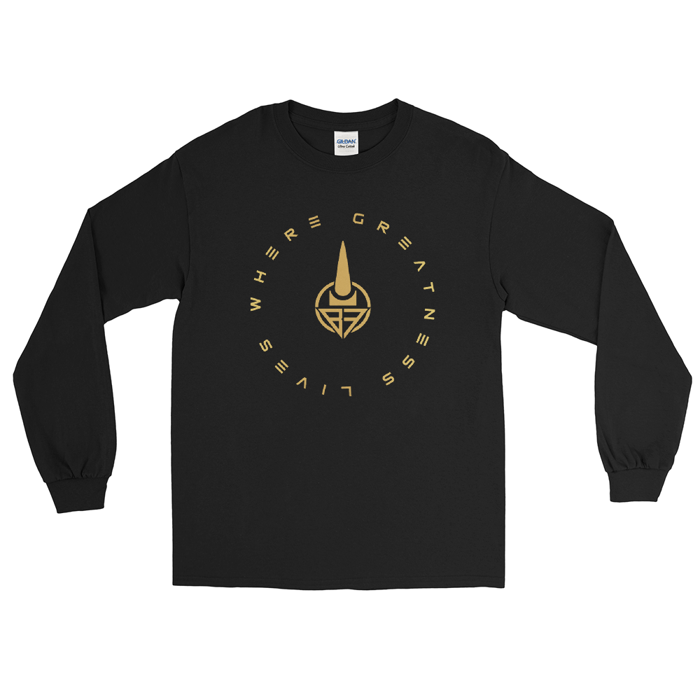 Where Greatness Lives Long Sleeve Shirt (GOLD)