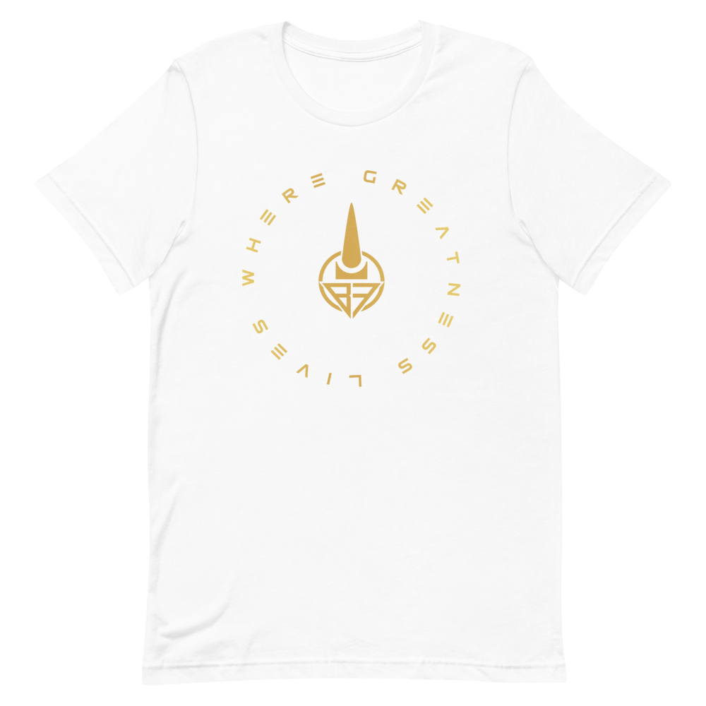 Where Greatness Lives Men's T-Shirt (GOLD)