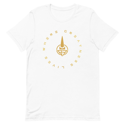 Where Greatness Lives Men's T-Shirt (GOLD)