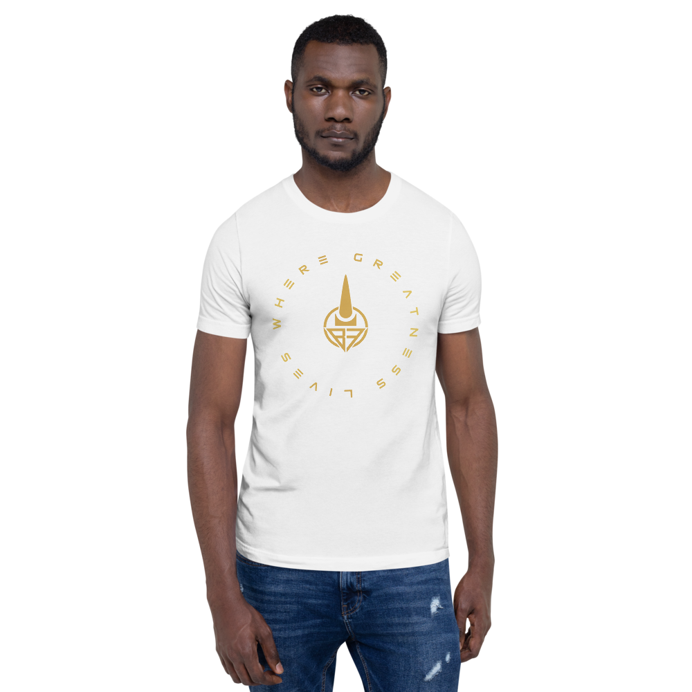 Where Greatness Lives Men's T-Shirt (GOLD)